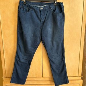 CLEARANCE - DG2 Indigo Straight Leg Pants 18W Pre-worn